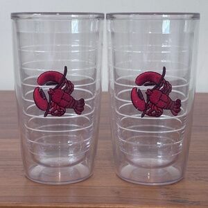 2 TERVIS 16oz. Hot & Cold Tumbler Red Lobster 🦞 Patch
